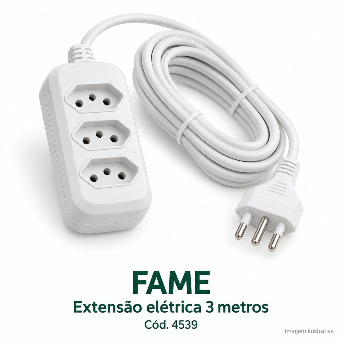 Extensao eletrica 3 metros          FAME
