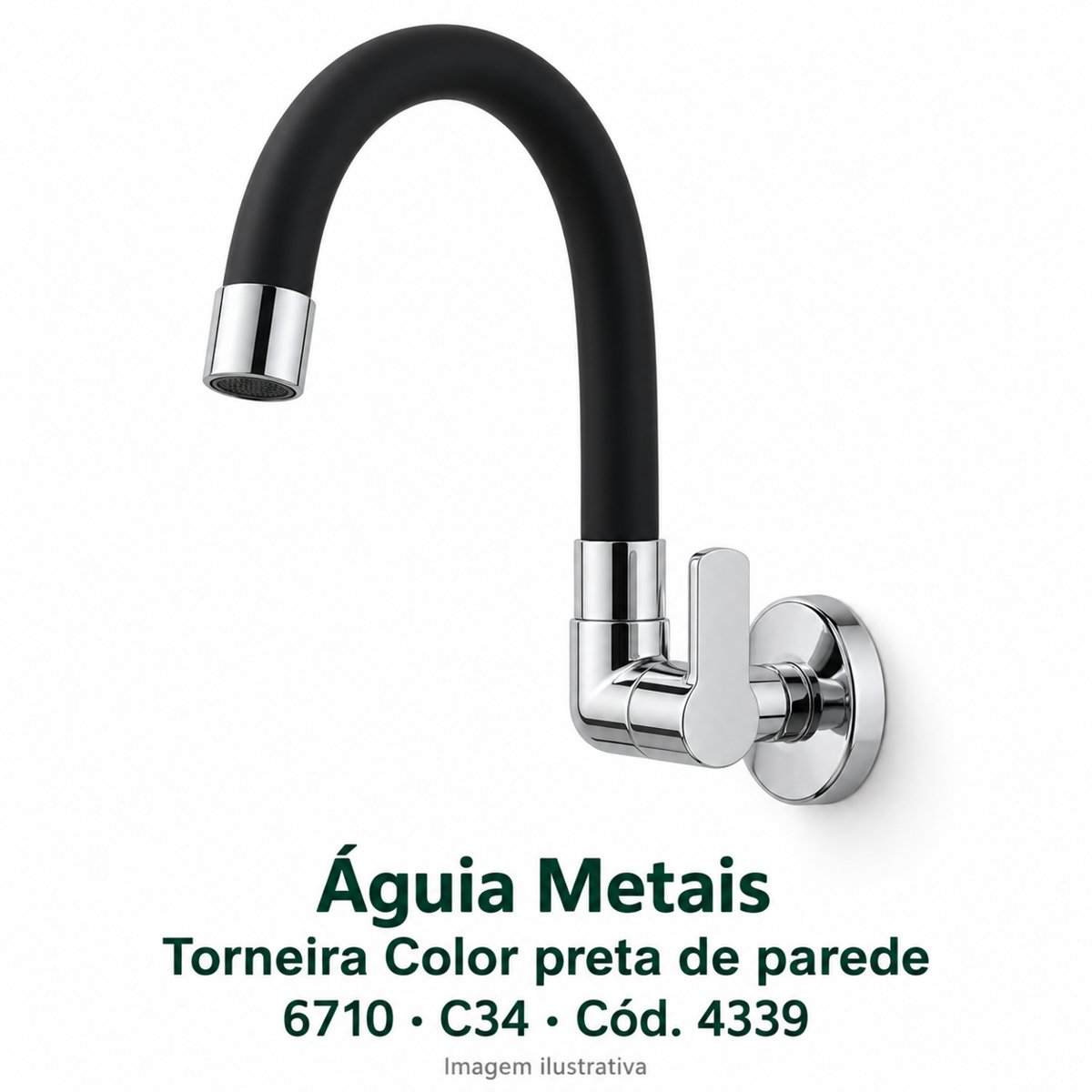 AGUIA Torn. color preto 6710 Parede C34