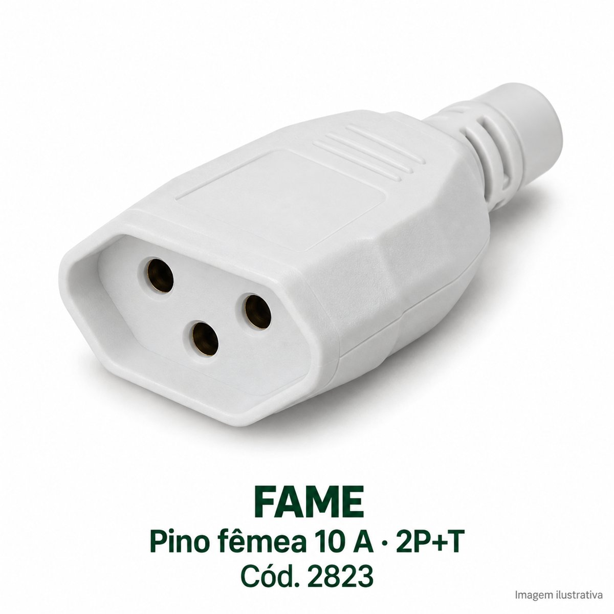 Pino Femea 10A 2P + T FAME