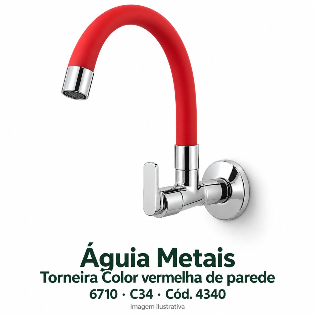 AGUIA Torn. color vermel 6710 Parede C34