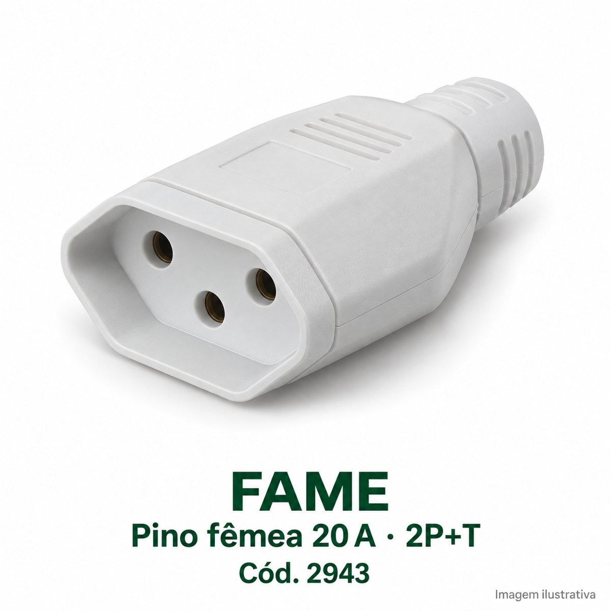 Pino Femea 20A 2P + T FAME