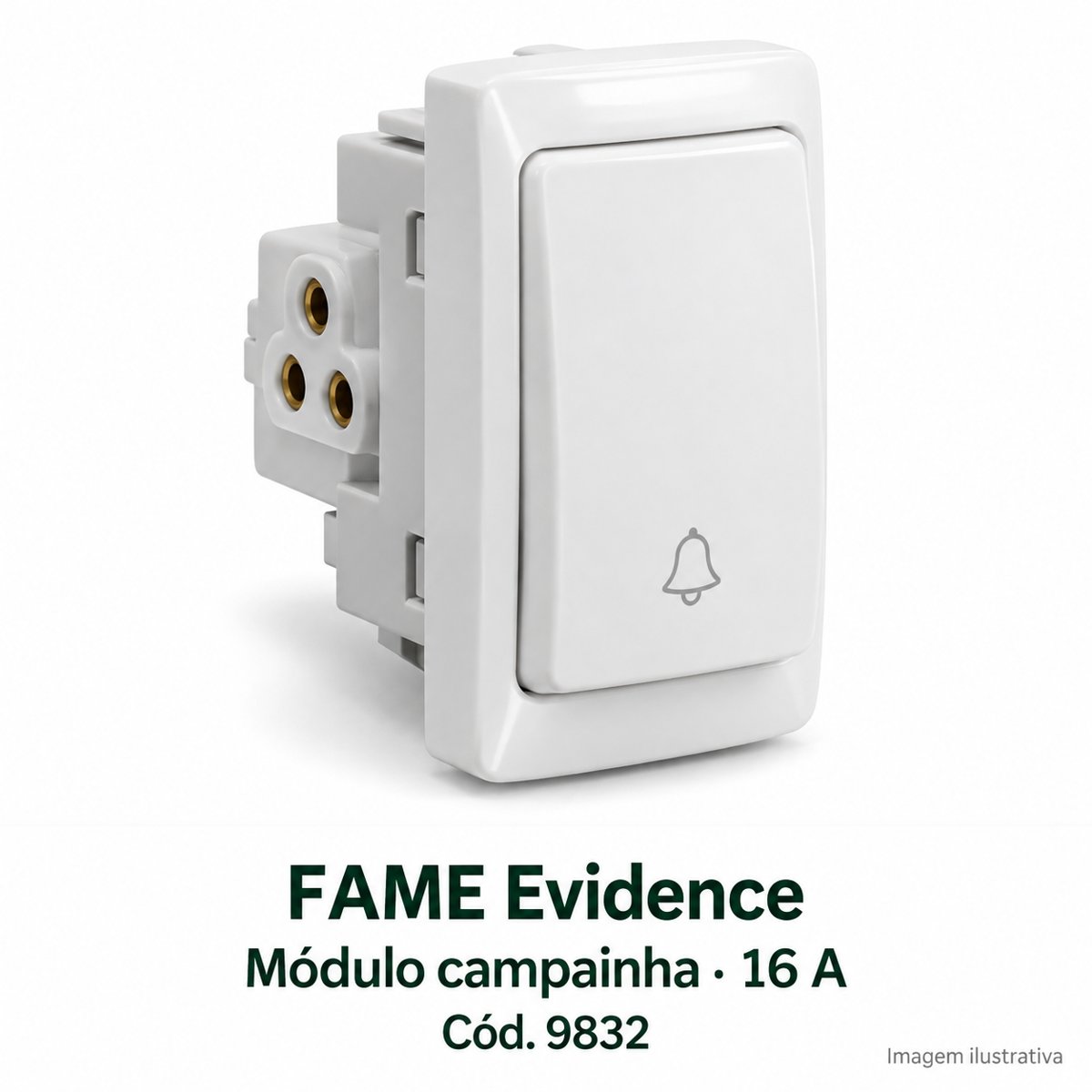 FAME Interruptor modulo campainha 16A