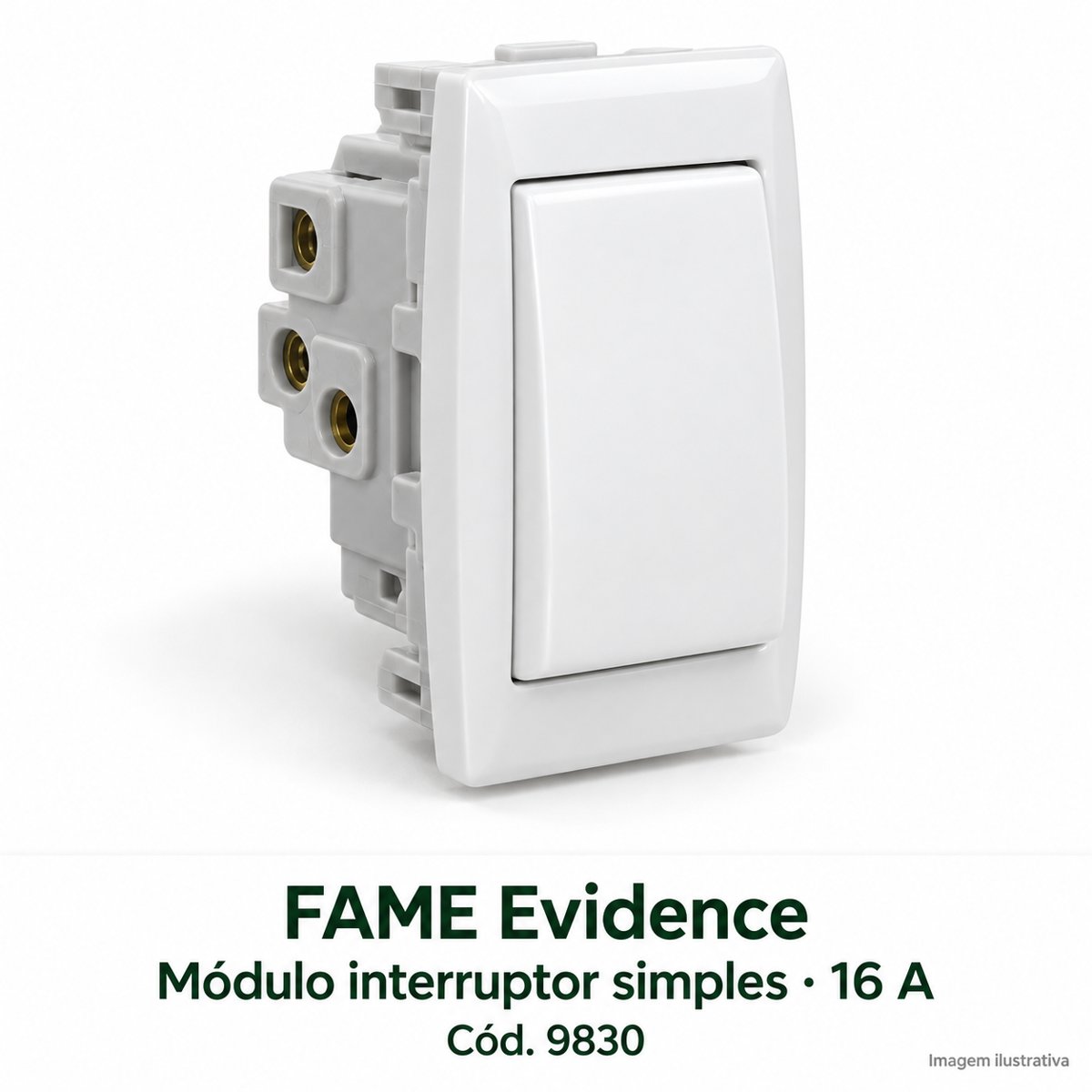 FAME Interruptor modulo simples 16A