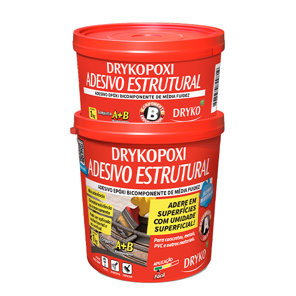 Cola p/ ferro/concreto DRYKOPOXI 1KG